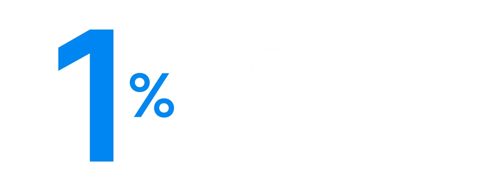 The 1% For Families fund mark.